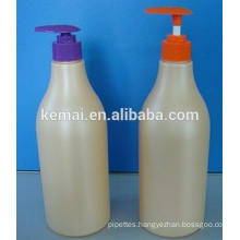 Shampoo bottle body lotion cosmetics bottle skin care plastic packing containers china supplier empty lotion pump bottles PET PE